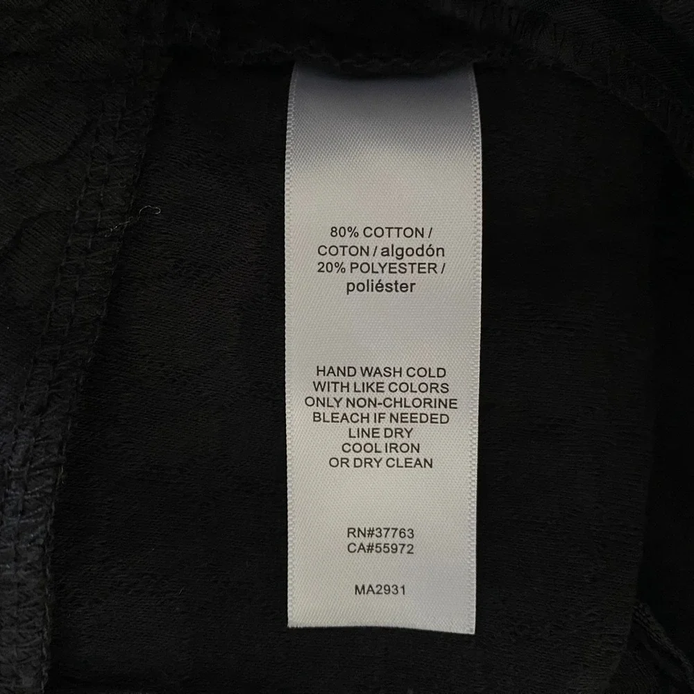 Laundry by Shelli‎ Segal Quilted Mini Skirt Black size 6 Zip Pocket